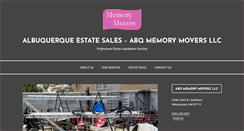 Desktop Screenshot of memorymovers505.com